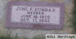 June F Dunbar Meeker