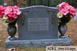 Nancy Ann Evans Williams