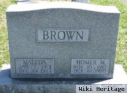 Homer M Brown