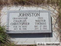 Walter Thomas Johnston