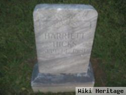 Harriett Garrett Hicks