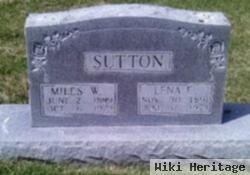 Miles W Sutton