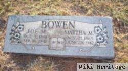 Martha M Bowen