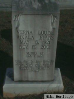 Verna Louise Rikala Evans