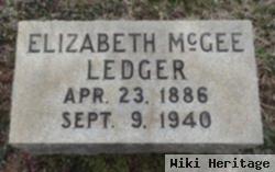 Elizabeth R Mcgee Ledger