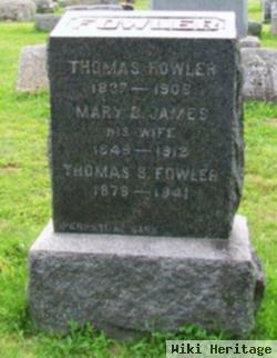 Mary D James Fowler