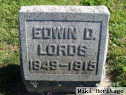 Edwin D. Lords