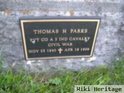 Pvt Thomas H. Parks