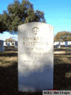 Edward A Roystone