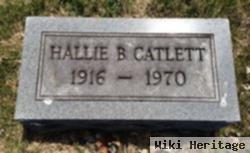 Hallie B. Catlett