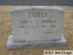 Alonzo B Cohee