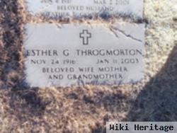 Esther G Throgmorton