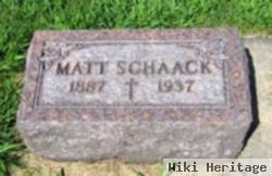 Mathias "matt" Schaack