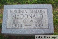 Virginia Sisloff Mcdonald