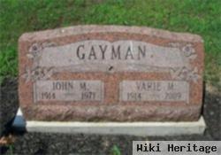 John Mervin Gayman