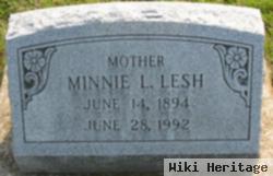 Mrs Minnie L. Lesh