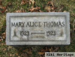 Mary Alice Thomas