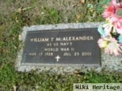 William T Mcalexander