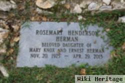 Rosemary Henderson Herman