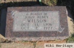 John Albey Wilson