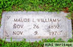 Maude L Williams