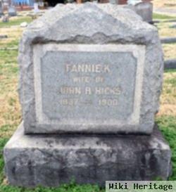 Fannie K Hicks