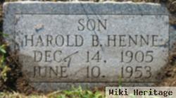 Harold B Henne