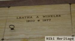 Leatha A Winkler