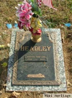 Addison Lee "bud" Headley