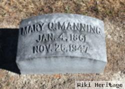 Mary Maria Quarles Manning