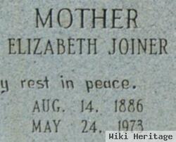 Elizabeth "lizzie" Joiner Jones