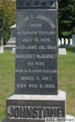 Margaret Mcbarnet Johnstone