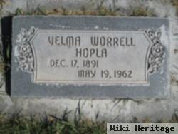 Velma Pearl Worrell Hopla