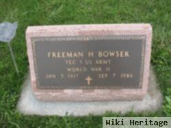 Freeman H Bowser