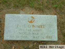 Pfc Paul O. Nimtz