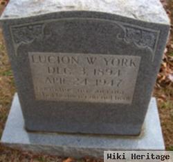 Lucion W. York