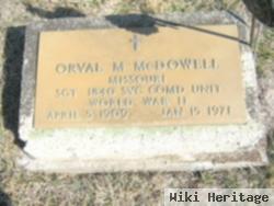 Orval Marvin "jack" Mcdowell