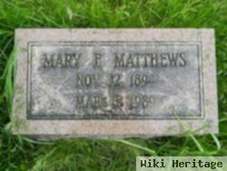 Mary E Fender Matthews