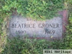 Beatrice M Groner