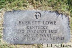 Pfc Everett Lowe