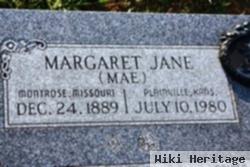 Margaret Jane "mae" Thompsom Carmichael