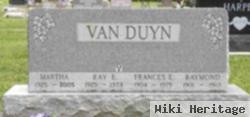 Frances E Jolley Van Duyn