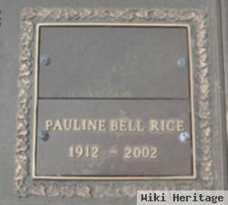 Pauline Bell Rice