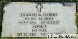 Edward W Gilbert