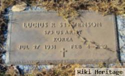 Lucius R. Stevenson