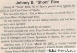 Johnny B "short" Rice, Jr