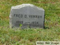 Fred D Vannah