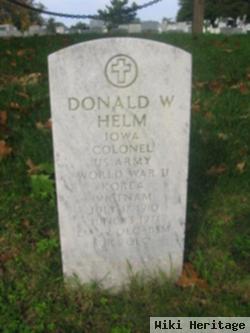 Donald Wallace Helm