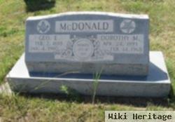 Dorothy M. Mcdonald