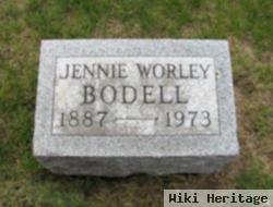 Jane May "jennie" Worley Bodell